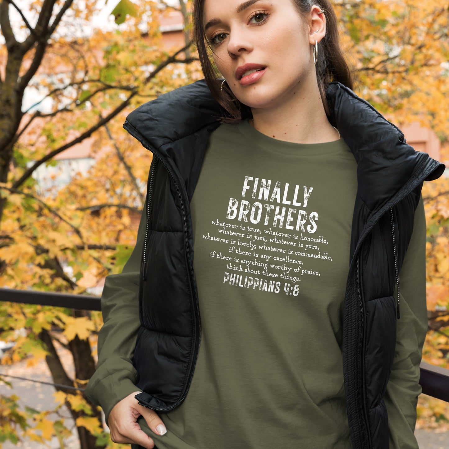 Philippians 4:8 Long Sleeve Tee