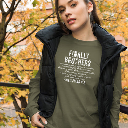 Philippians 4:8 Long Sleeve Tee