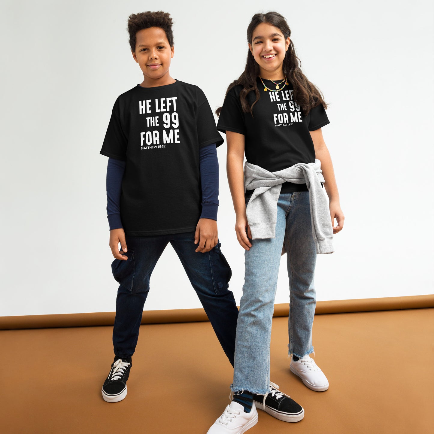 He Left The 99 Youth  tee